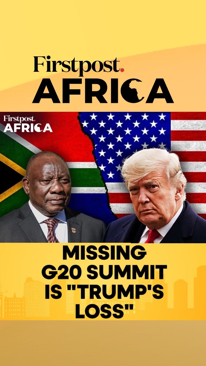 South Africa's Ramaphosa Says "Their Loss" As Trump Decides to Skip G20 Meet |Firstpost Africa 