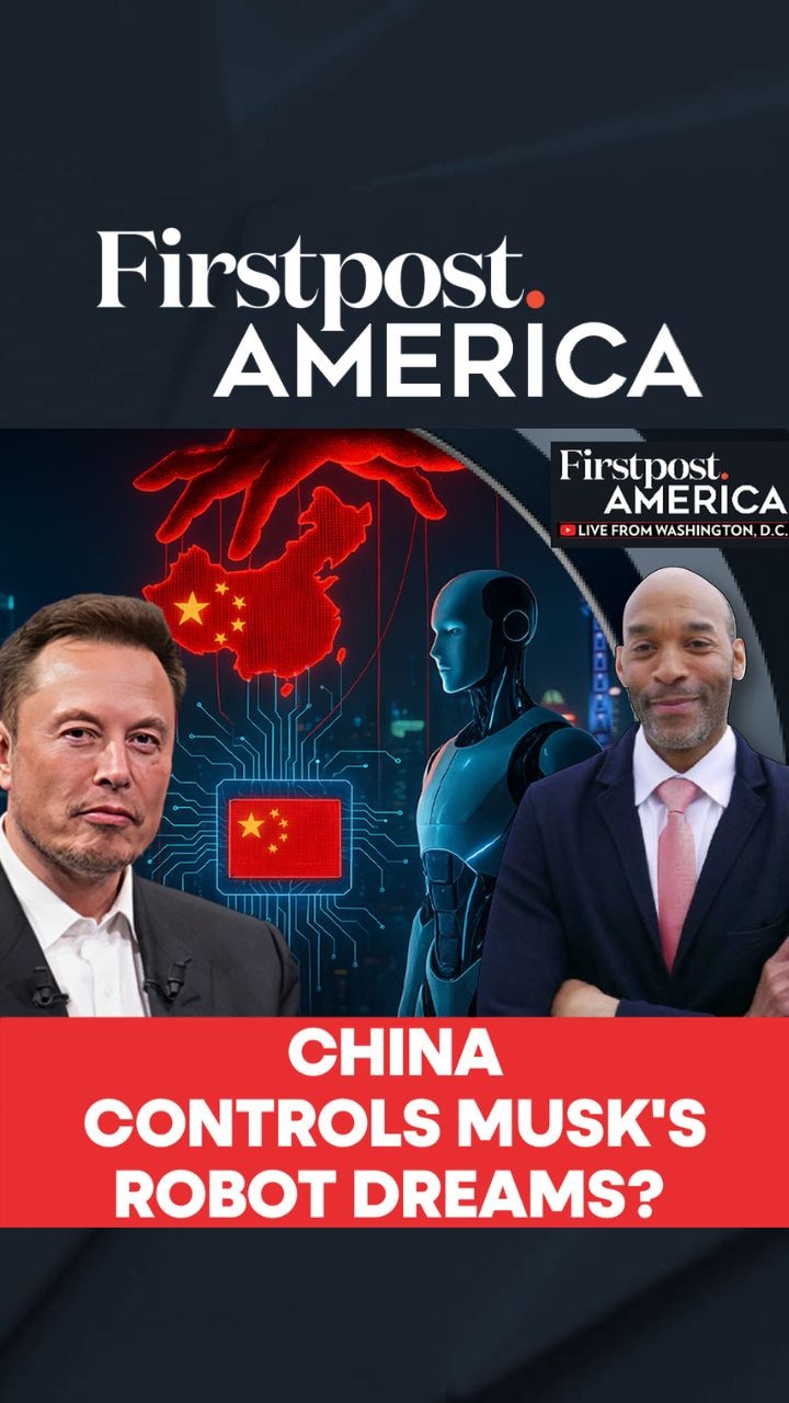 China Controls Musk's Robot Dreams? | Firstpost America 