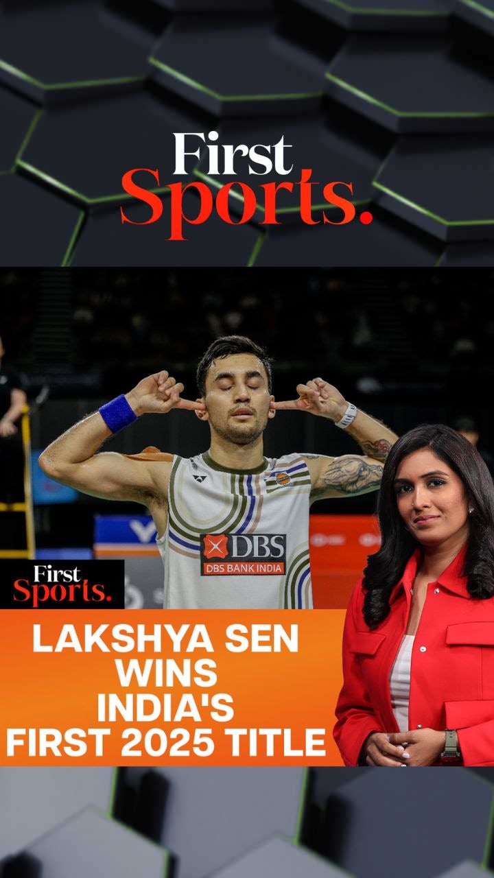 Lakshya Sen Wins India's First Badminton Title In 2025 | First Sports With Rupha Ramani 