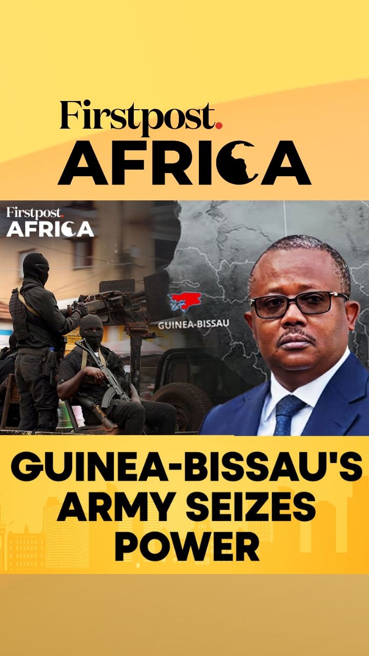 Guinea-Bissau Army Seizes Power, Arrests President Embaló | Firstpost Africa