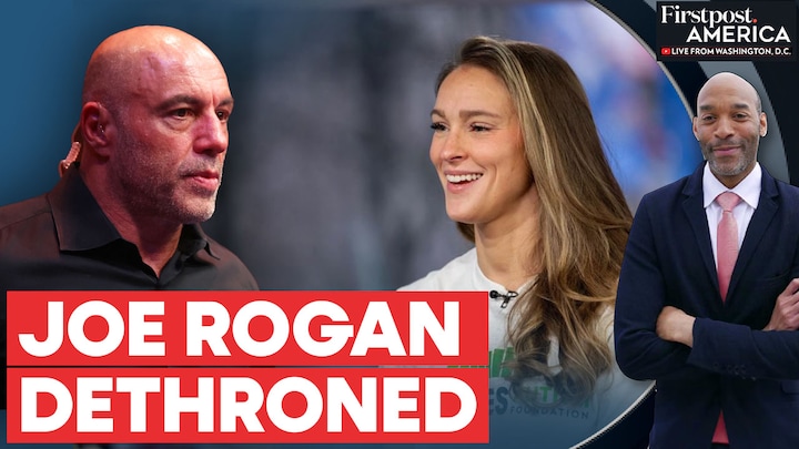 Joe Rogan’s Podcast No Longer No. 1, Overtaken by Kylie Kelce's First Episode | Firstpost America Joe Rogan’s Podcast No Longer No. 1, Overtaken by Kylie Kelce's First Episode | Firstpost America
