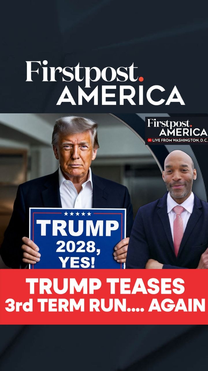 Trump Teases 3rd Term Run... Again | Firstpost America