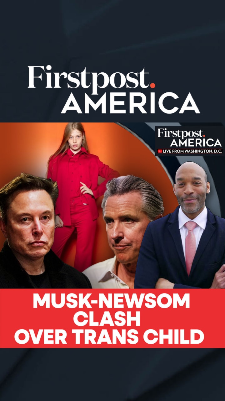 “Your Daughter Hates You”: Elon Musk & Gavin Newsom Clash Over Transgender Child |Firstpost America 