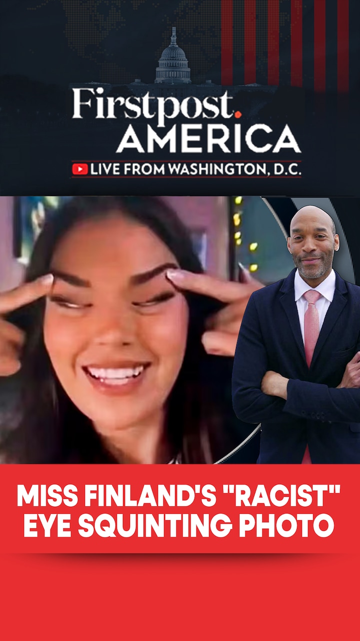 Miss Finland's "Racist" Eye Squinting Photo | Firstpost America | N18G