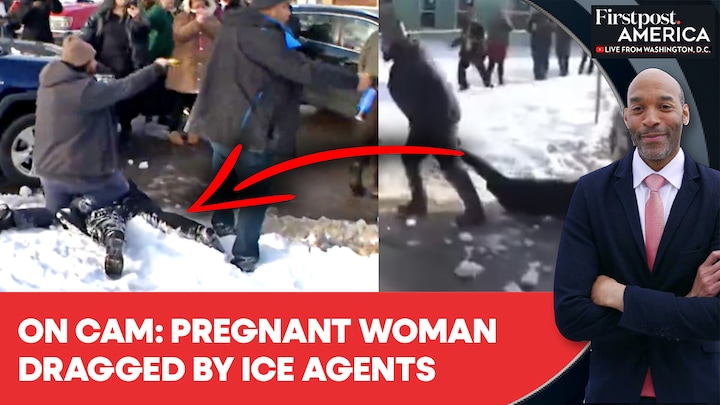 ICE Agents Drag Pregnant Woman In Minneapolis Amid Trump's Immigration Crackdown | Firstpost America