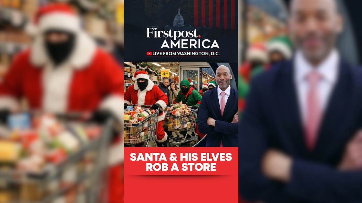 Santa Elf Store Santa & His Elves Rob A Store | Firstpost America
